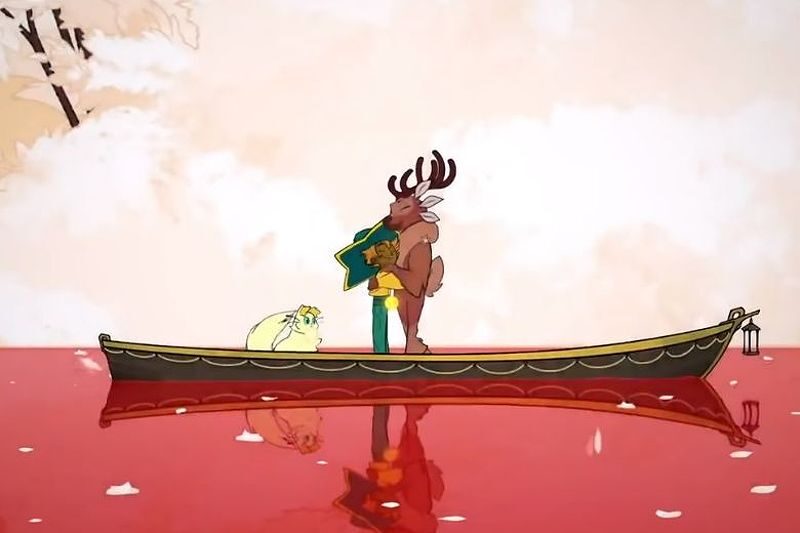 Câu cá trong Spiritfarer - đánh giá game spiritfarer