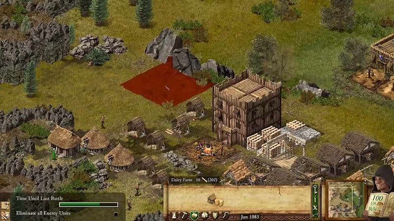 Chế độ Free Build trong Stronghold