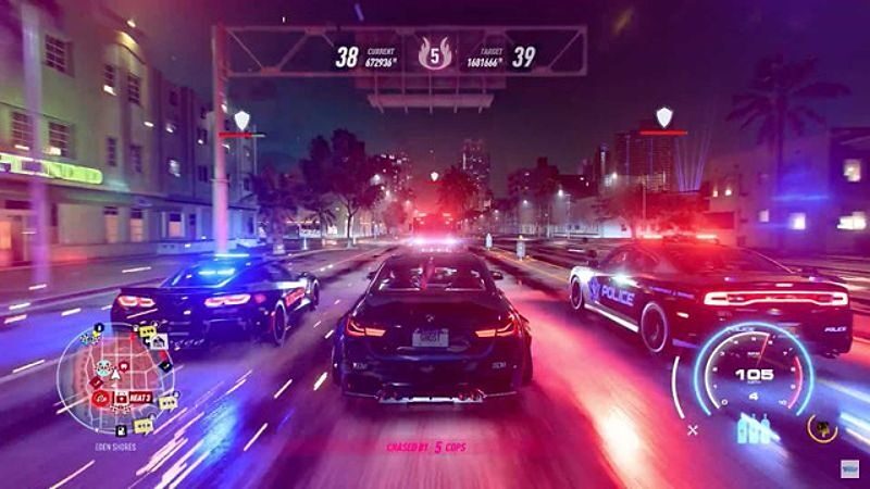 Cuộc đua ban đêm đầy kịch tính trong Need for Speed Heat
