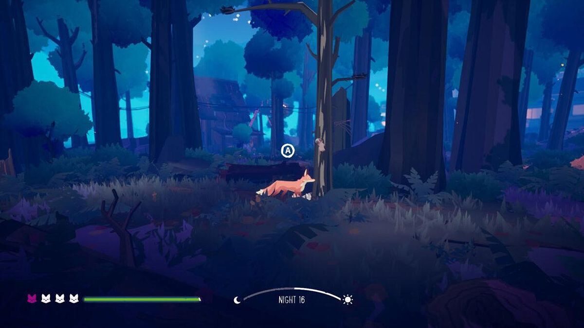 Gameplay tìm kiếm thức ăn trong Endling