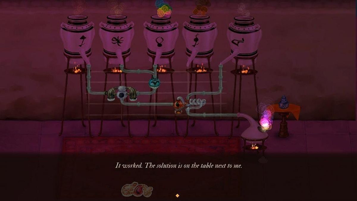 Giải đố trong game Qasir al-Wasat International Edition