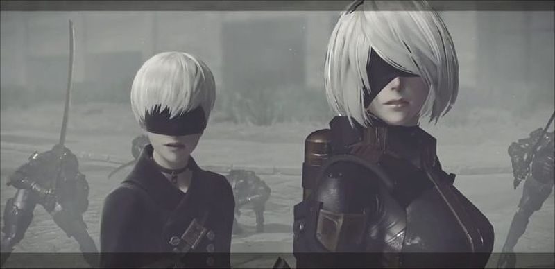 Hình ảnh gameplay trong NieR: Automata