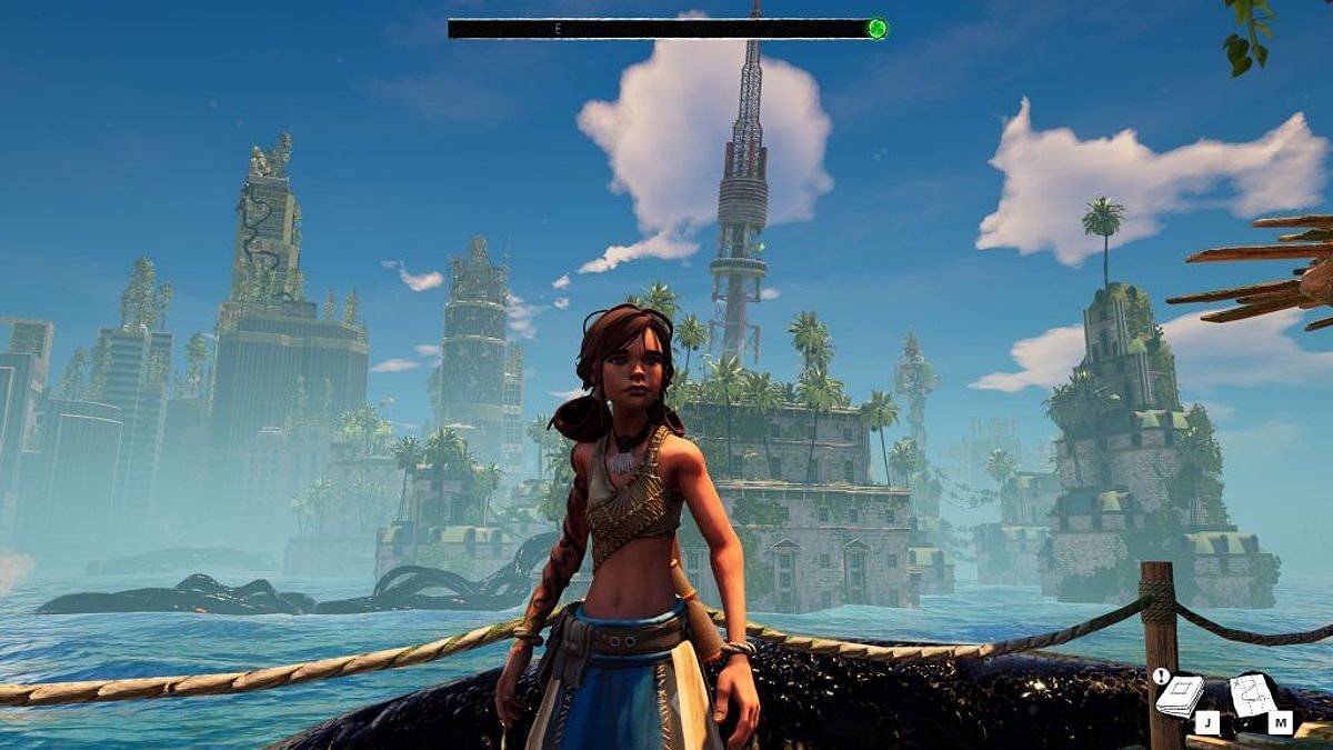 Khung cảnh khám phá trong game