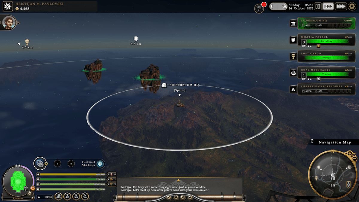 Thế giới mở trong Airship: Kingdoms Adrift