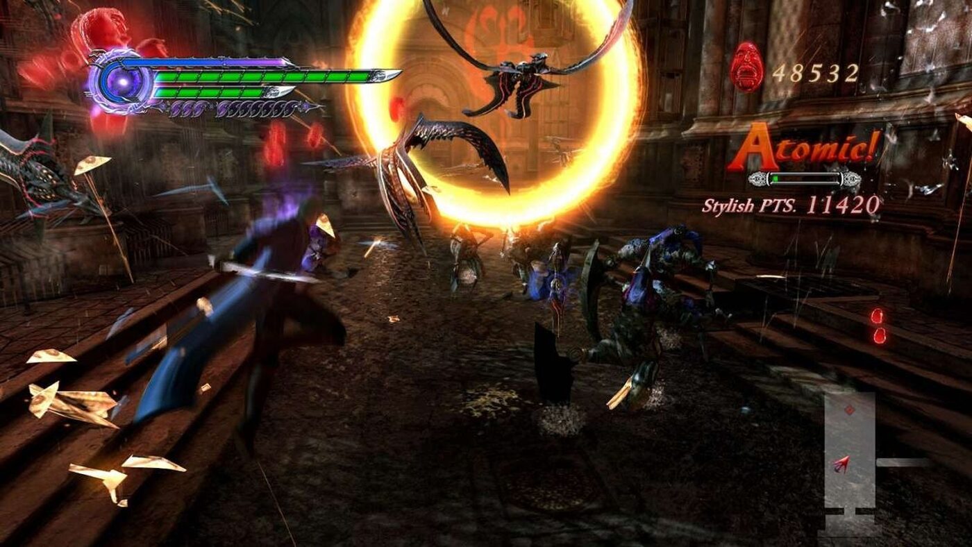 Vergil trong game.